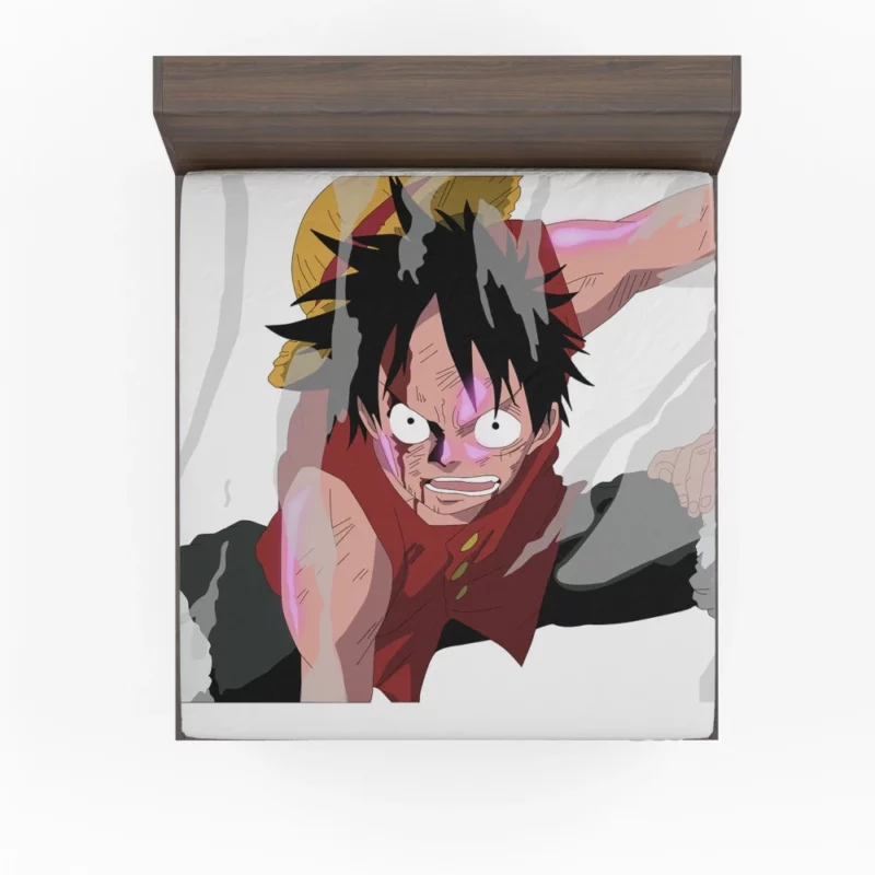 Luffy Path to Greatness Anime Fitted Sheet