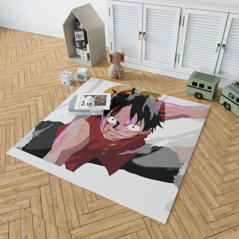 Luffy Path to Greatness Anime Rug 1