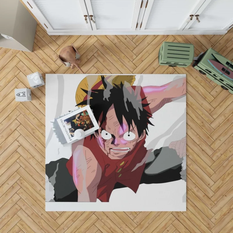 Luffy Path to Greatness Anime Rug