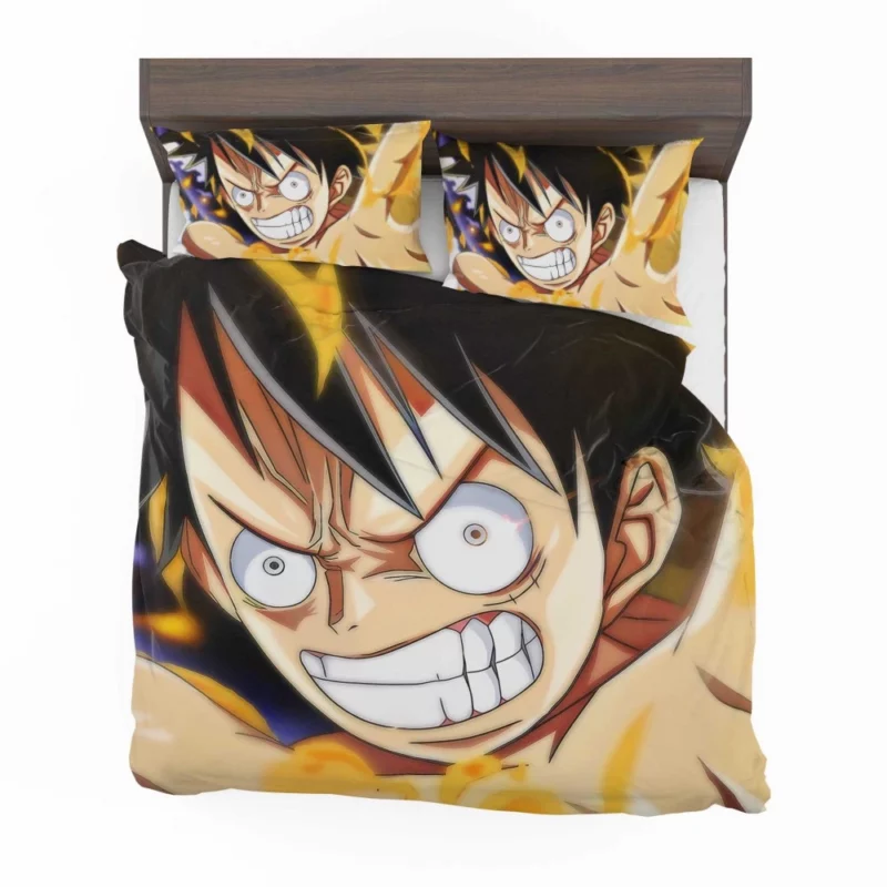 Luffy Persevering Spirit Anime Bedding Set 1