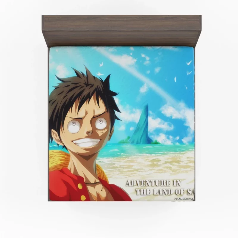 Luffy Pirate Adventure Anime Fitted Sheet