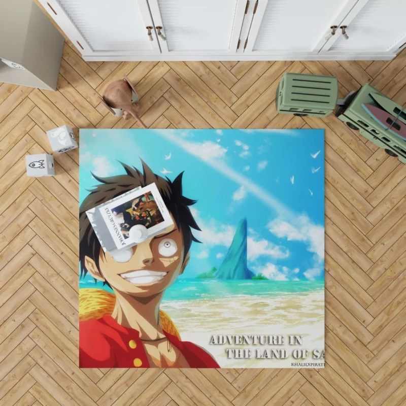 Luffy Pirate Adventure Anime Rug