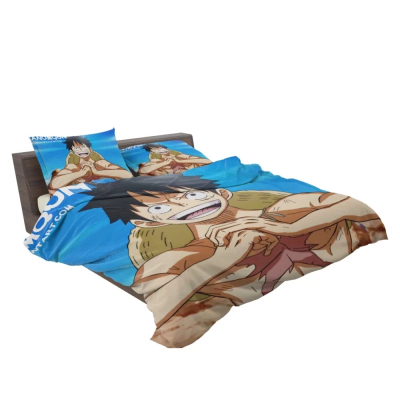 Luffy Unbreakable Will Anime Bedding Set 2