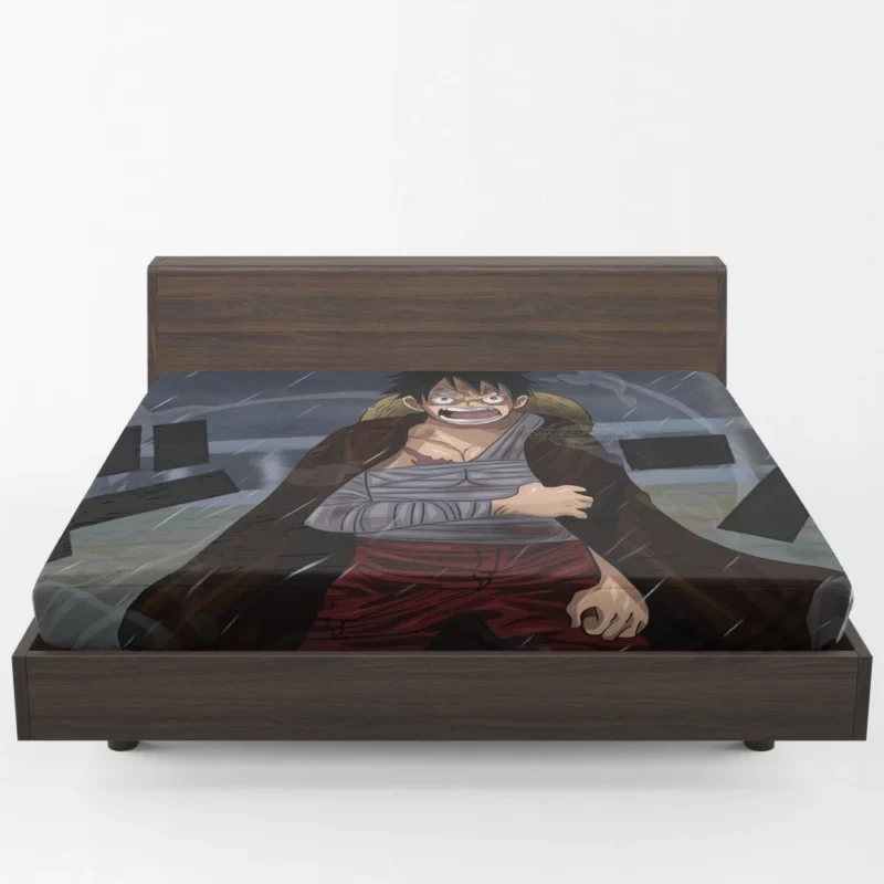 Luffy Undying Will Anime Fitted Sheet 1