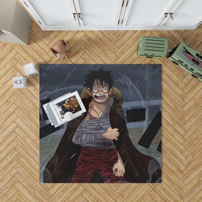 Luffy Undying Will Anime Rug