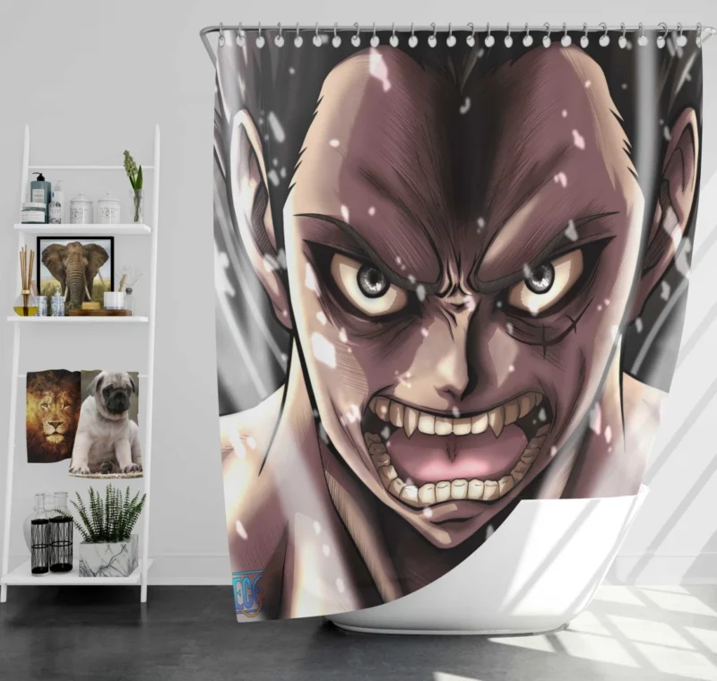 Luffy Unleashes Gear Fourth Anime Shower Curtain