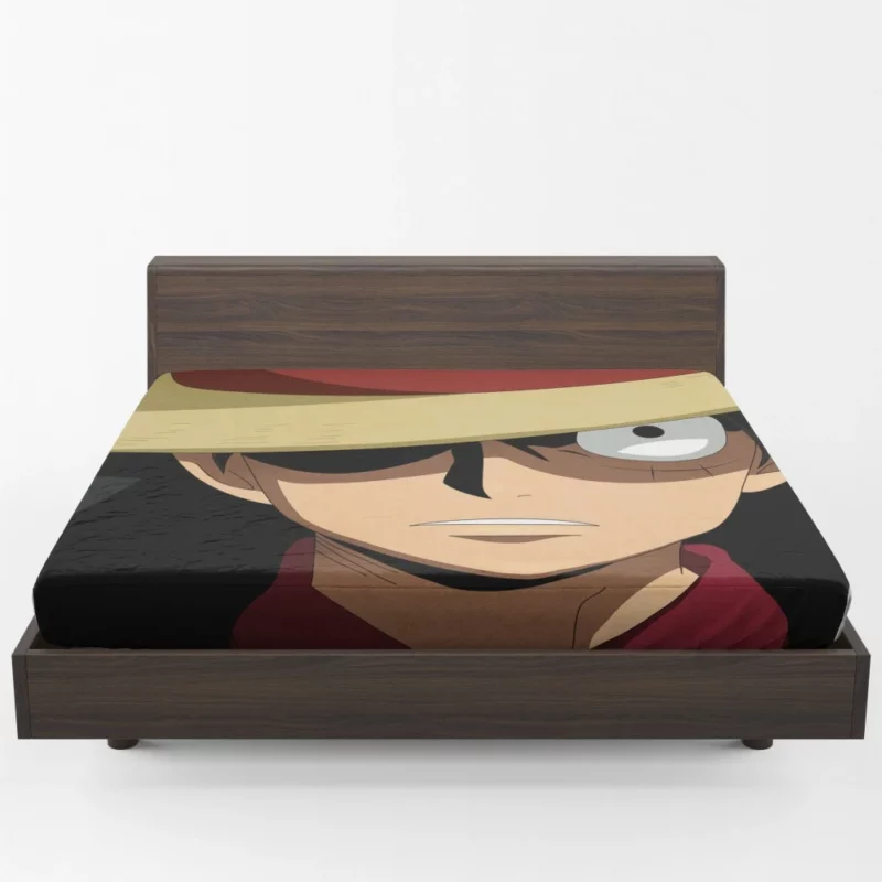 Luffy Unstoppable Journey Anime Fitted Sheet 1
