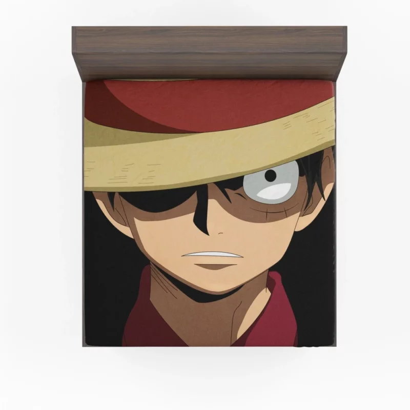 Luffy Unstoppable Journey Anime Fitted Sheet