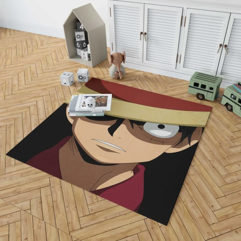 Luffy Unstoppable Journey Anime Rug 1