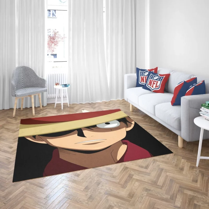 Luffy Unstoppable Journey Anime Rug 2