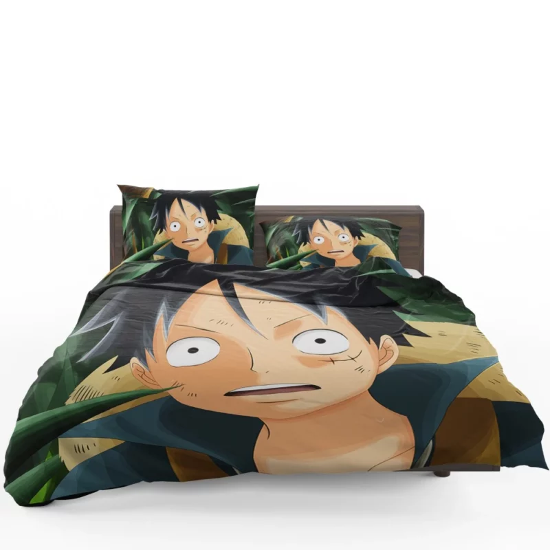Luffy Unwavering Resolve Anime Bedding Set