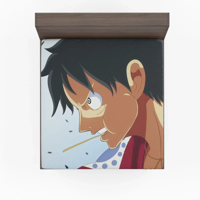 Luffy Unyielding Quest Anime Fitted Sheet