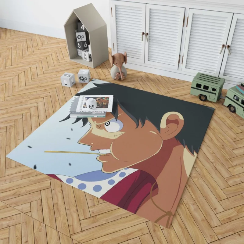 Luffy Unyielding Quest Anime Rug 1