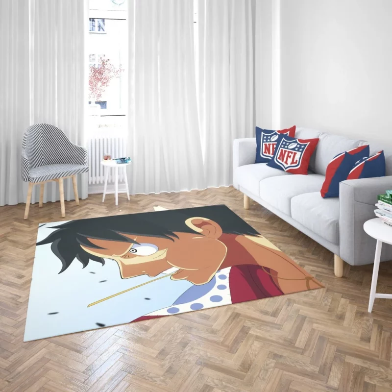 Luffy Unyielding Quest Anime Rug 2