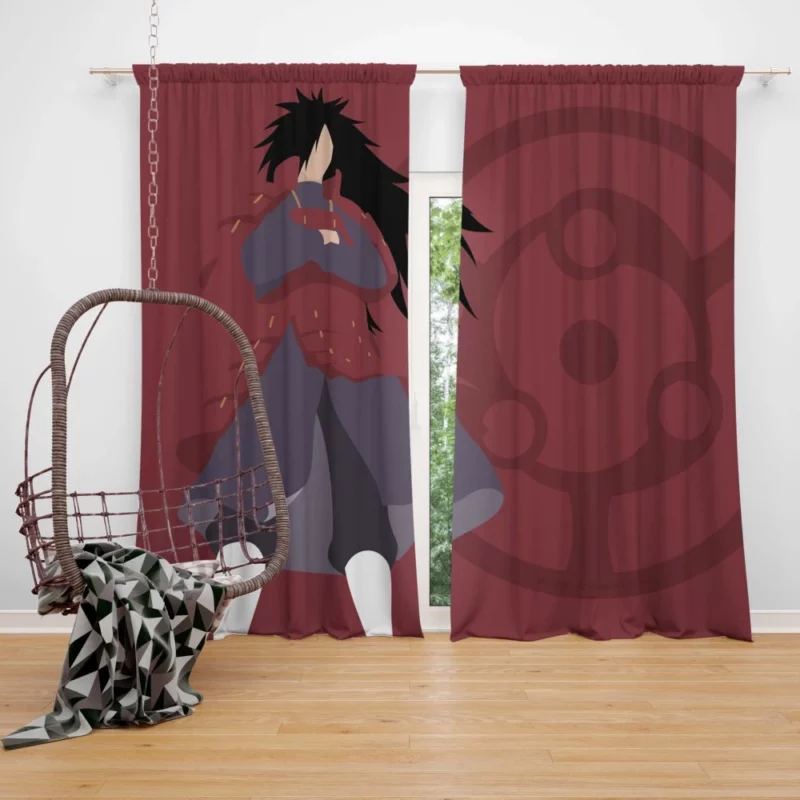 Madara Uchiha Anime Series Curtain