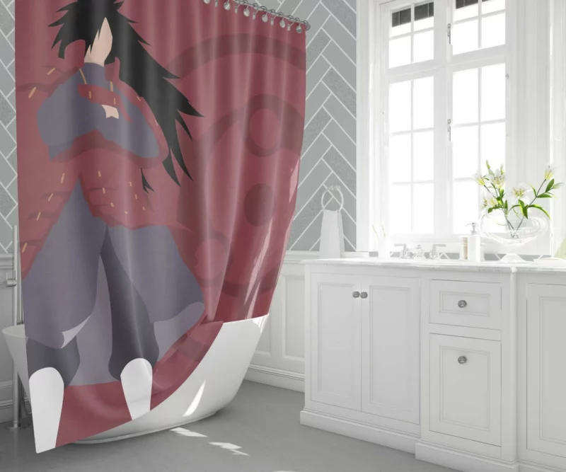Madara Uchiha Anime Series Shower Curtain 1