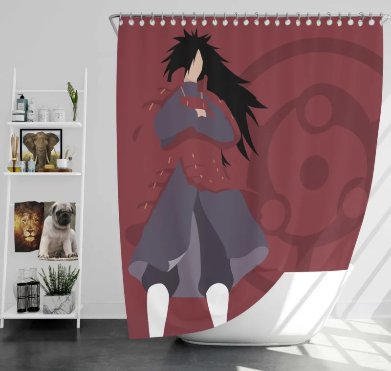 Madara Uchiha Anime Series Shower Curtain