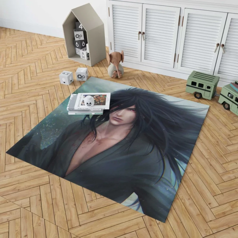 Madara Uchiha Epic Journey Anime Rug 1