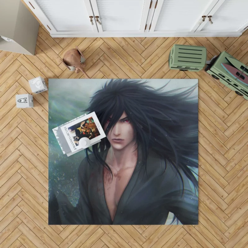 Madara Uchiha Epic Journey Anime Rug