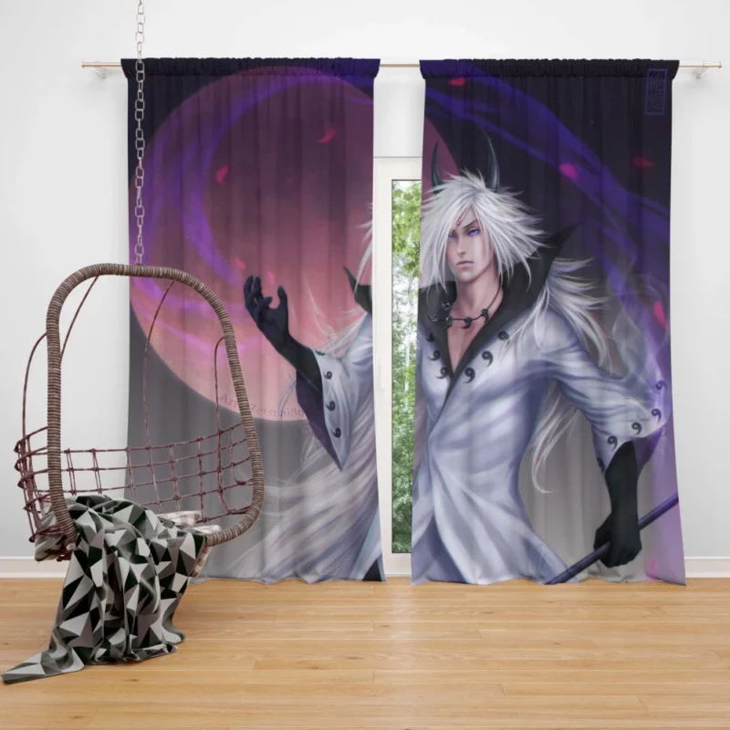 Madara Uchiha Eternal Force Anime Curtain