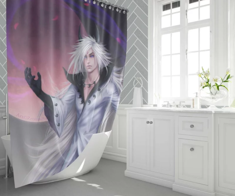 Madara Uchiha Eternal Force Anime Shower Curtain 1
