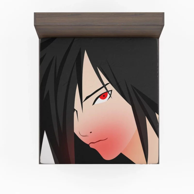 Madara Uchiha Eyes of Power Anime Fitted Sheet