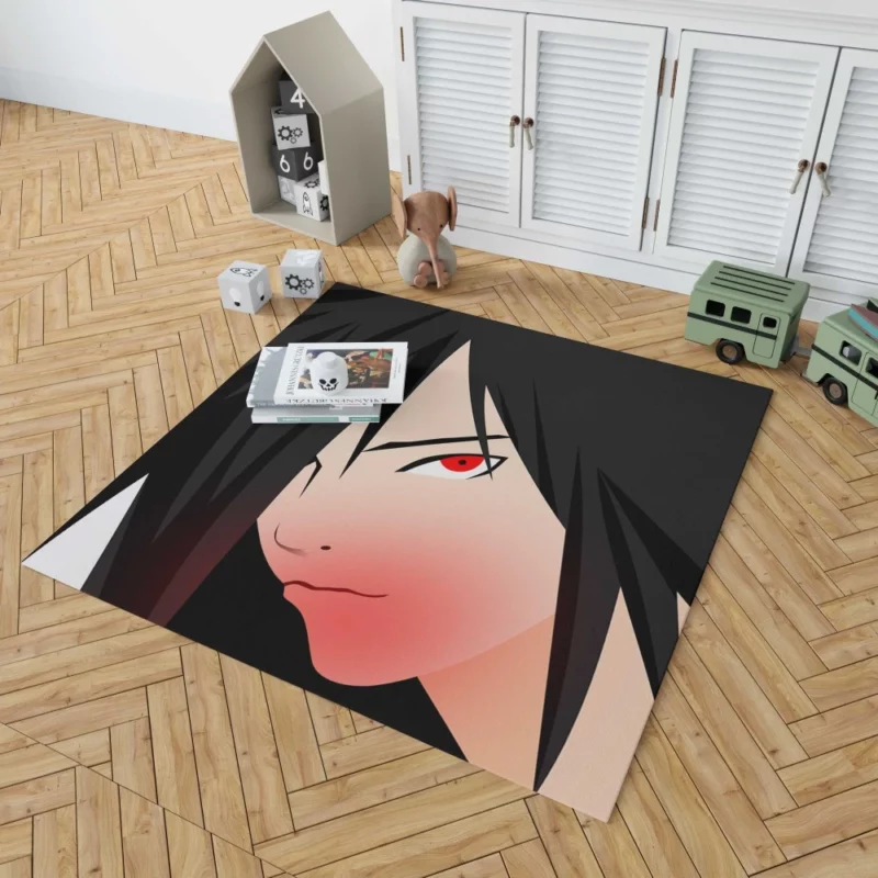 Madara Uchiha Eyes of Power Anime Rug 1