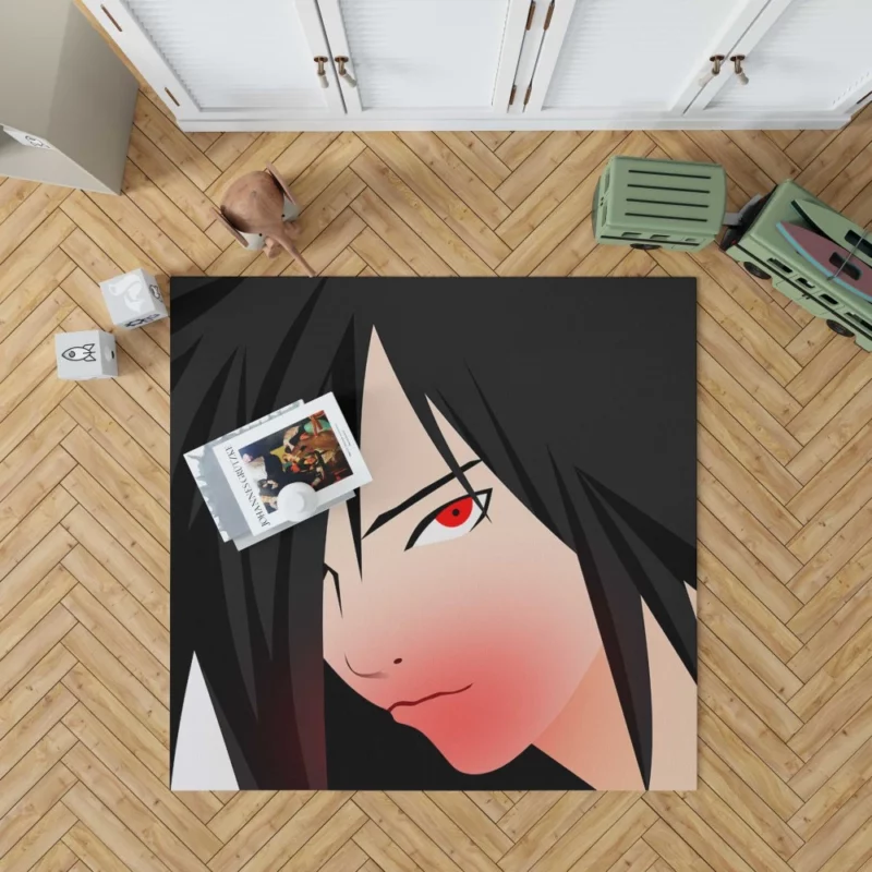 Madara Uchiha Eyes of Power Anime Rug