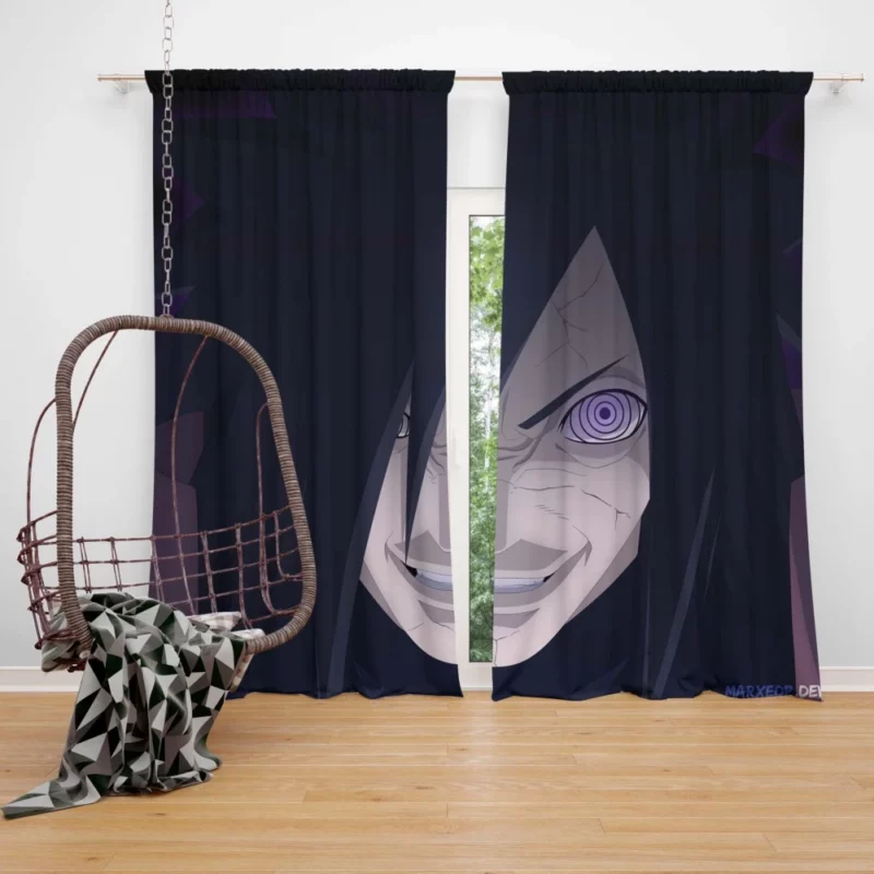 Madara Uchiha Infinite Power Anime Curtain