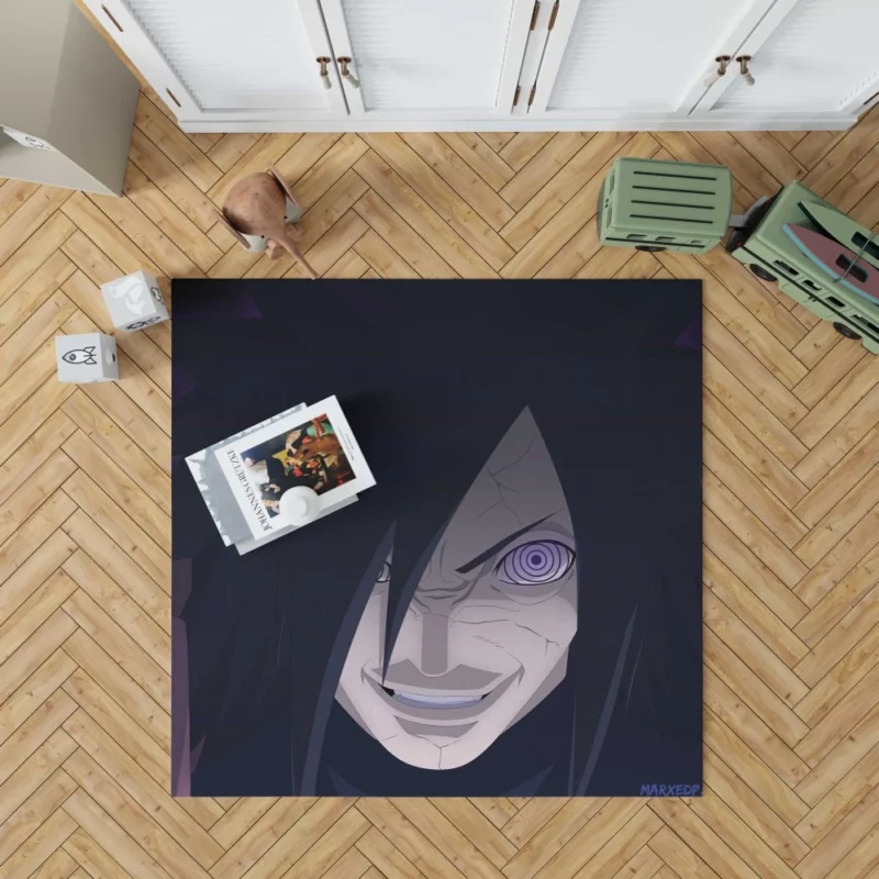 Madara Uchiha Infinite Power Anime Rug