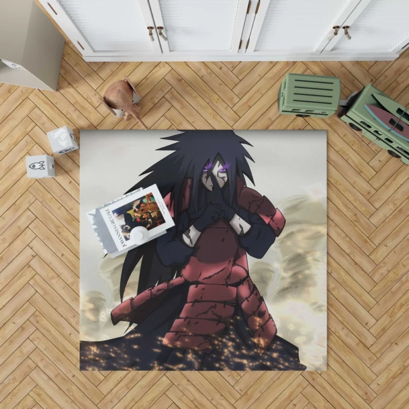 Madara Uchiha Legacy Anime Rug