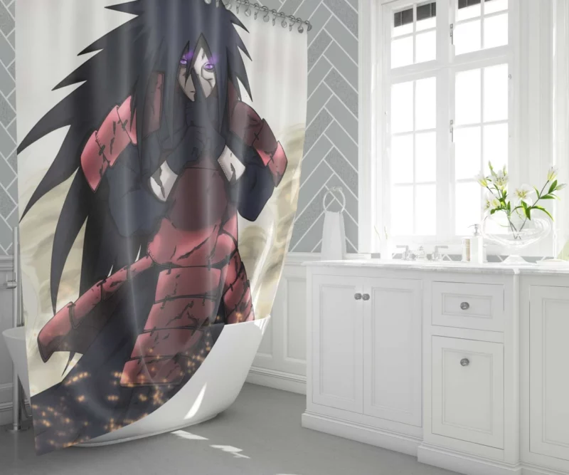 Madara Uchiha Legacy Anime Shower Curtain 1