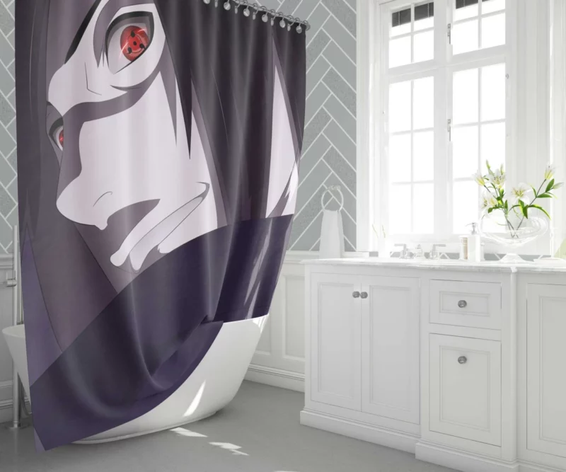 Madara Uchiha Legend Awakened Anime Shower Curtain 1