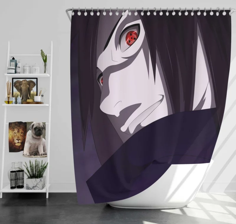 Madara Uchiha Legend Awakened Anime Shower Curtain