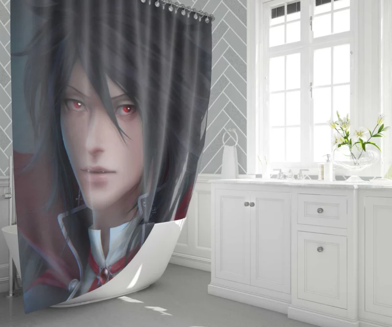 Madara Uchiha Legendary Shinobi Anime Shower Curtain 1