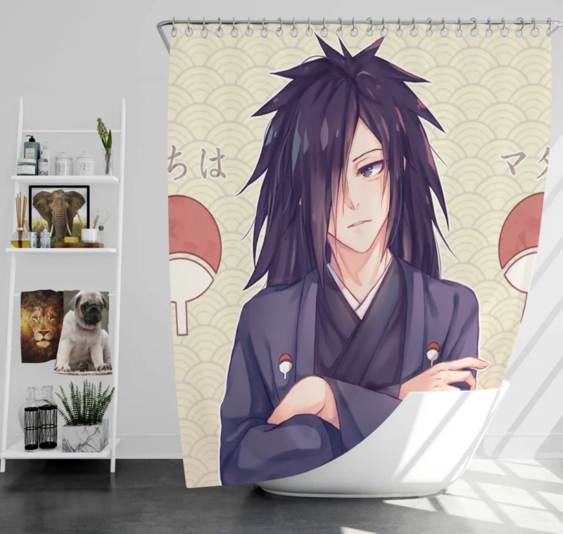 Madara Uchiha Path to Dominance Anime Shower Curtain