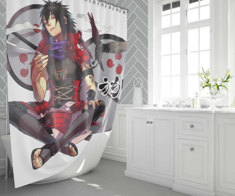 Madara Uchiha Rise of Uchiha Anime Shower Curtain 1