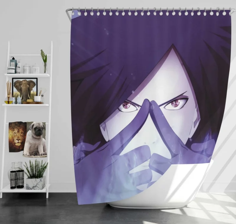 Madara Uchiha Saga Unveiled Anime Shower Curtain