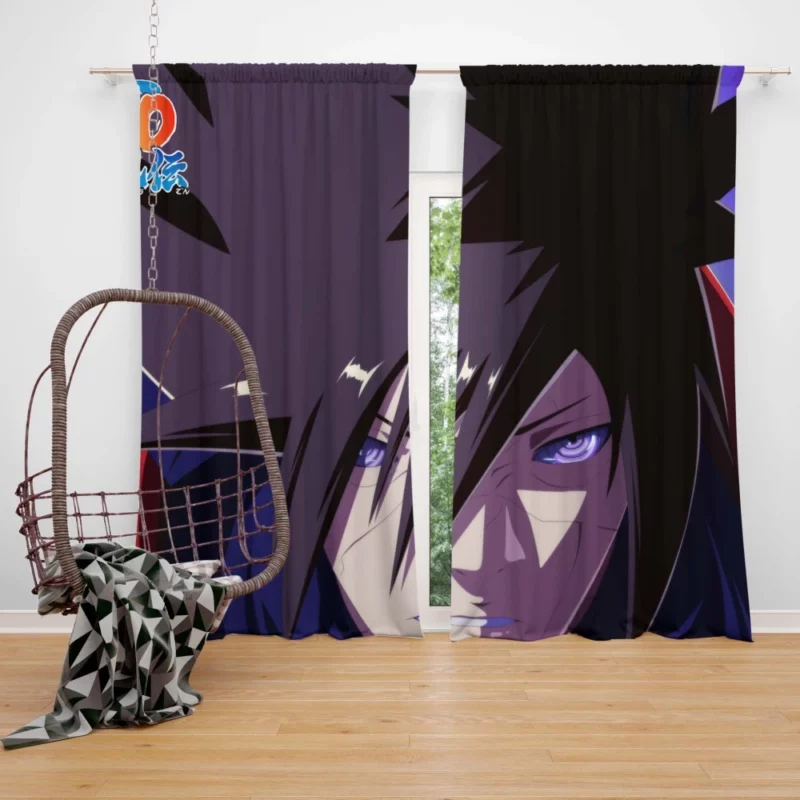 Madara Uchiha Shadow Ambition Anime Curtain