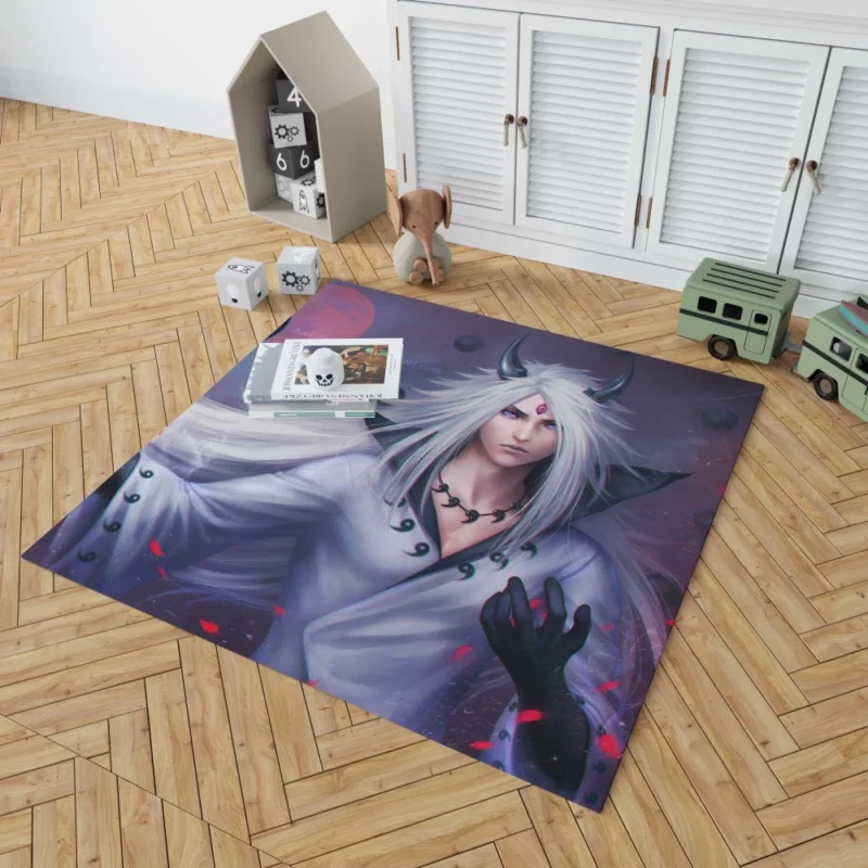 Madara Uchiha Shadow Sovereign Anime Rug 1