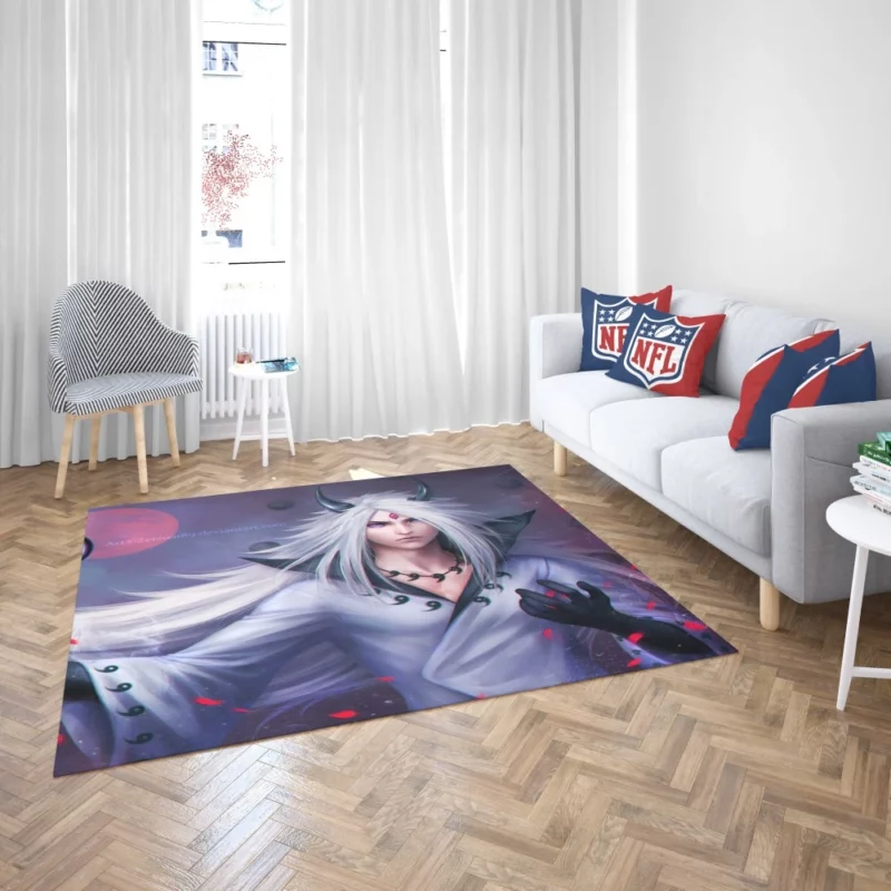 Madara Uchiha Shadow Sovereign Anime Rug 2