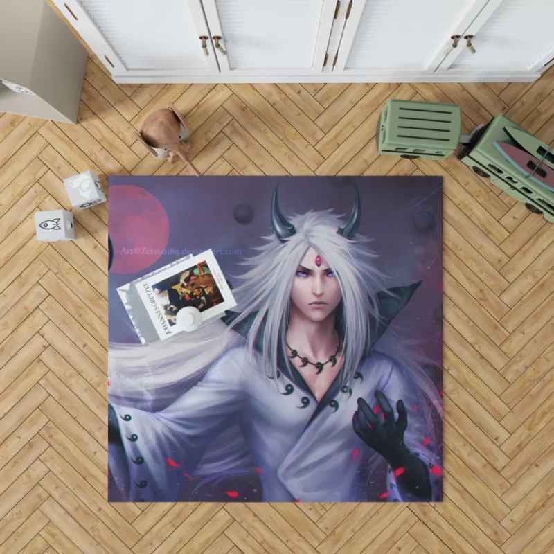 Madara Uchiha Shadow Sovereign Anime Rug