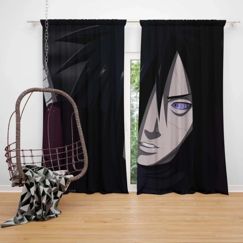 Madara Uchiha Shinobi Rise Anime Curtain