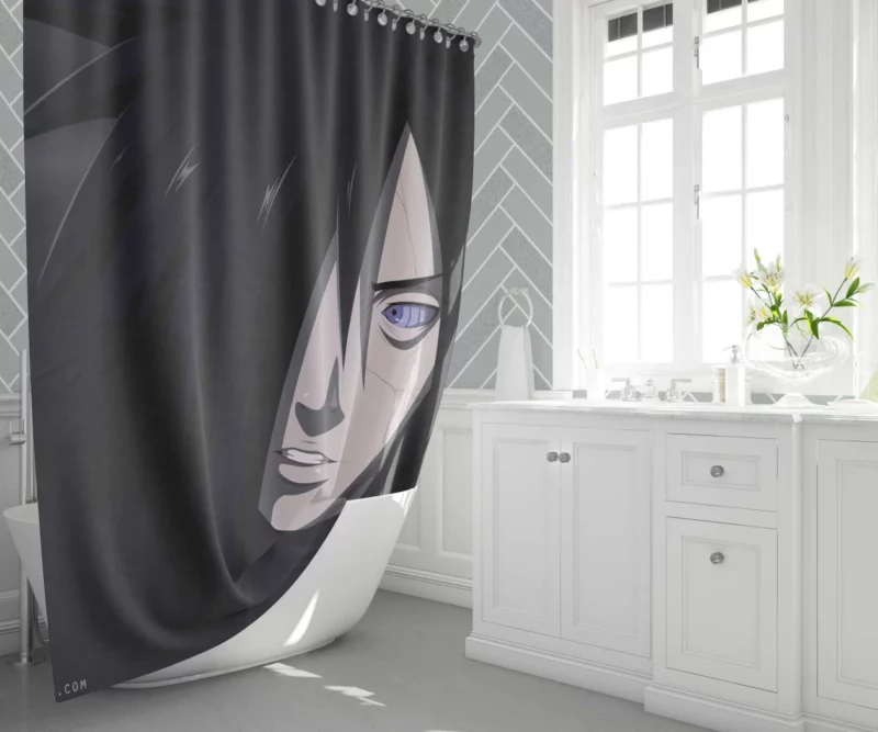 Madara Uchiha Shinobi Rise Anime Shower Curtain 1