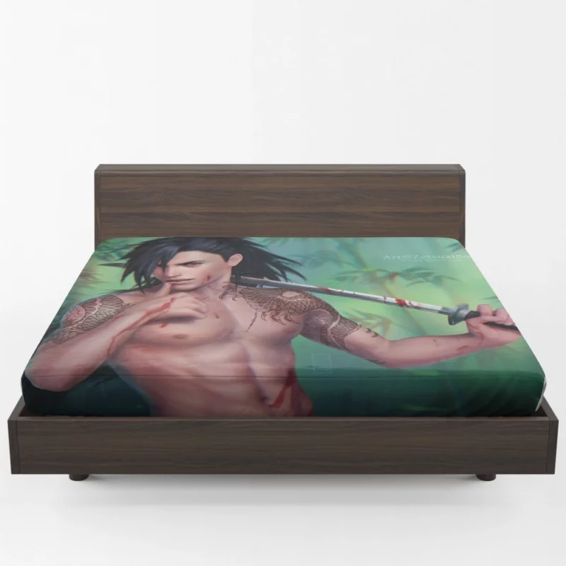 Madara Uchiha Shinobi Tale Anime Fitted Sheet 1