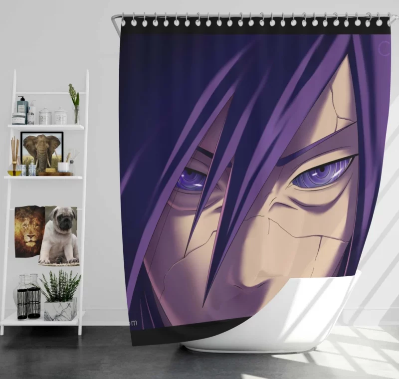 Madara Uchiha Uchiha Legacy Anime Shower Curtain