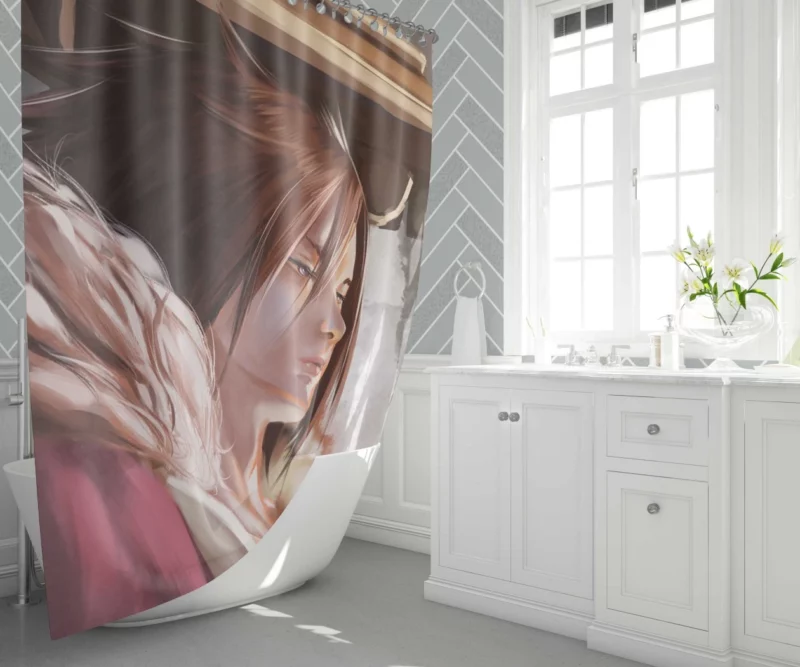 Madara Uchiha Ultimate Warrior Anime Shower Curtain 1