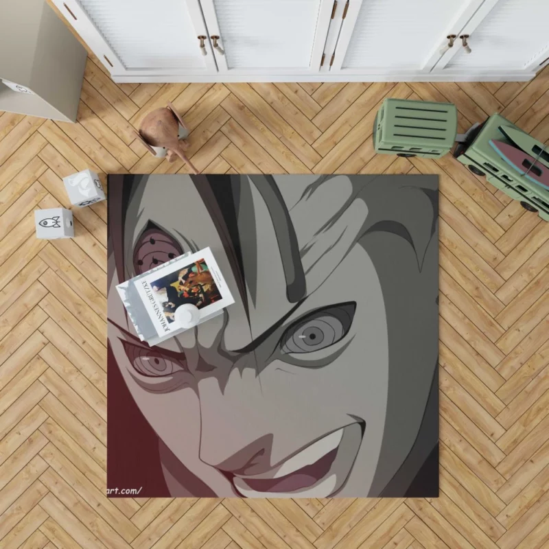 Madara Uchiha Unstoppable Force Anime Rug