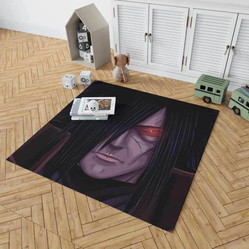 Madara Uchiha Unyielding Warrior Anime Rug 1