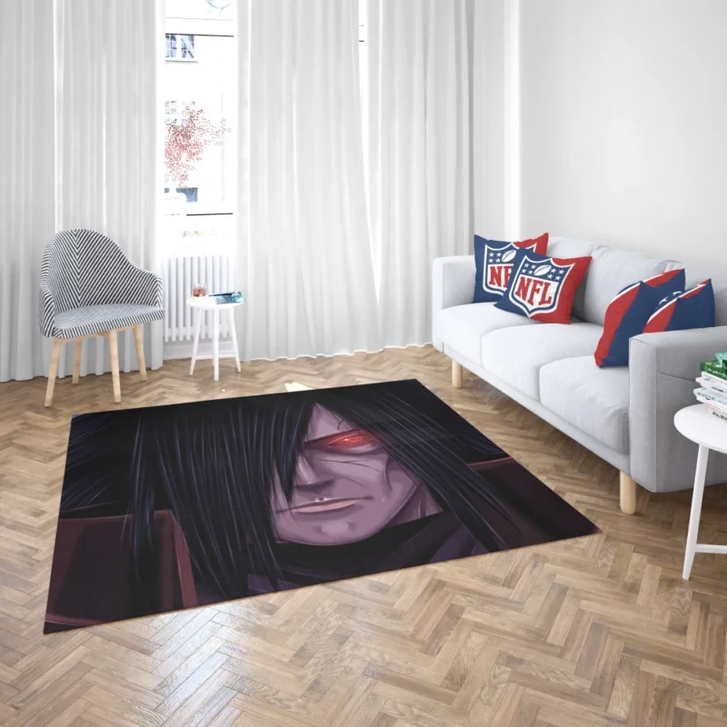 Madara Uchiha Unyielding Warrior Anime Rug 2